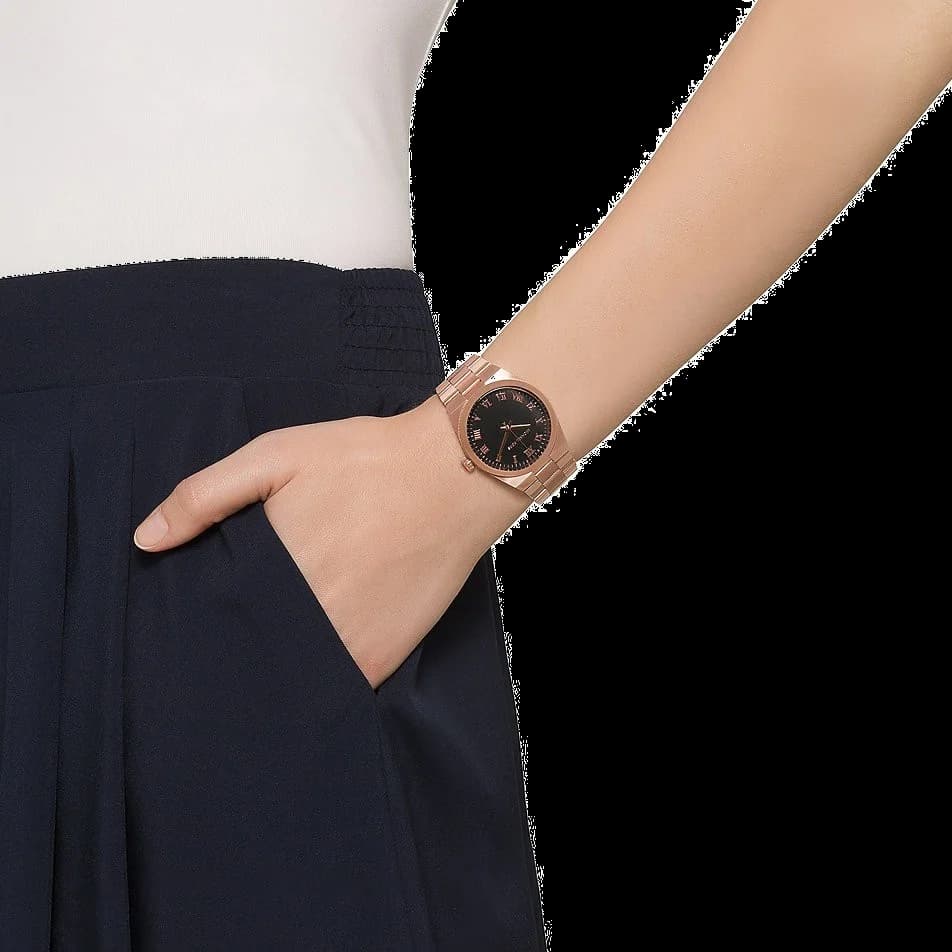 Montre Michael Kors Channing MK5937 Index romains acier or rose vue 3