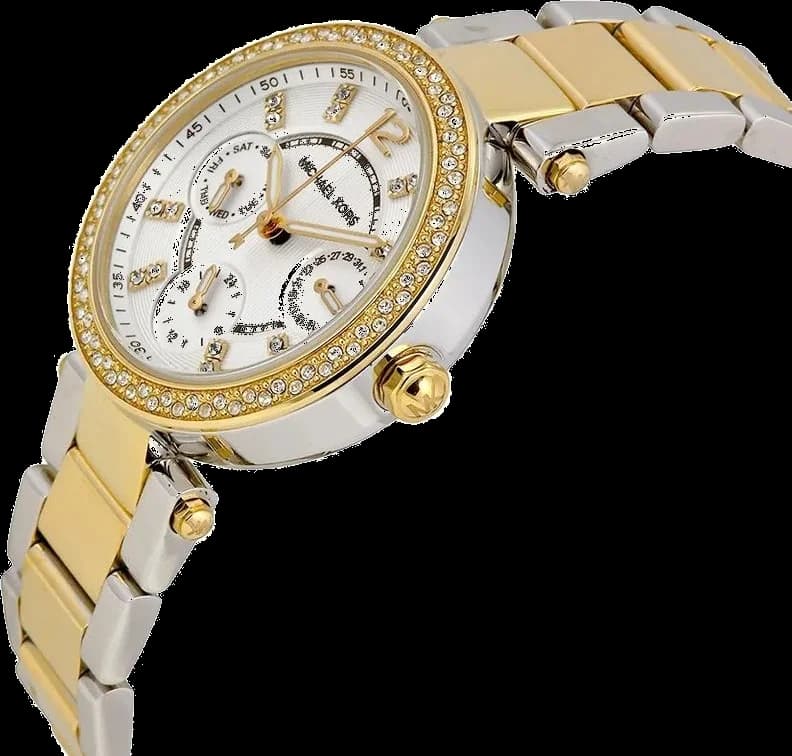 Montre Michael Kors MK6055 Parker profil bracelet bi-ton acier or