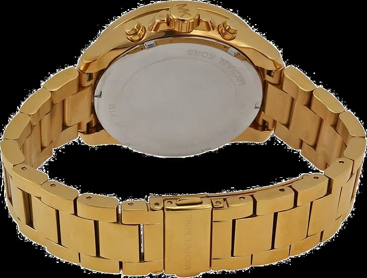 Montre Michael Kors MK6095 en acier inoxydable doré vue 2