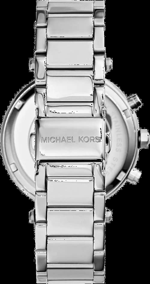 Montre Michael Kors MK6117 Parker Chronographe Acier et Cristaux Cadran Bleu vue 4
