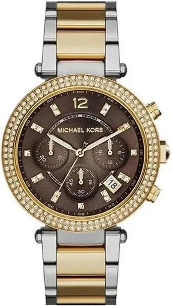 Michael Kors MK6118 montre chronographe en acier inoxydable — Montres Outlet