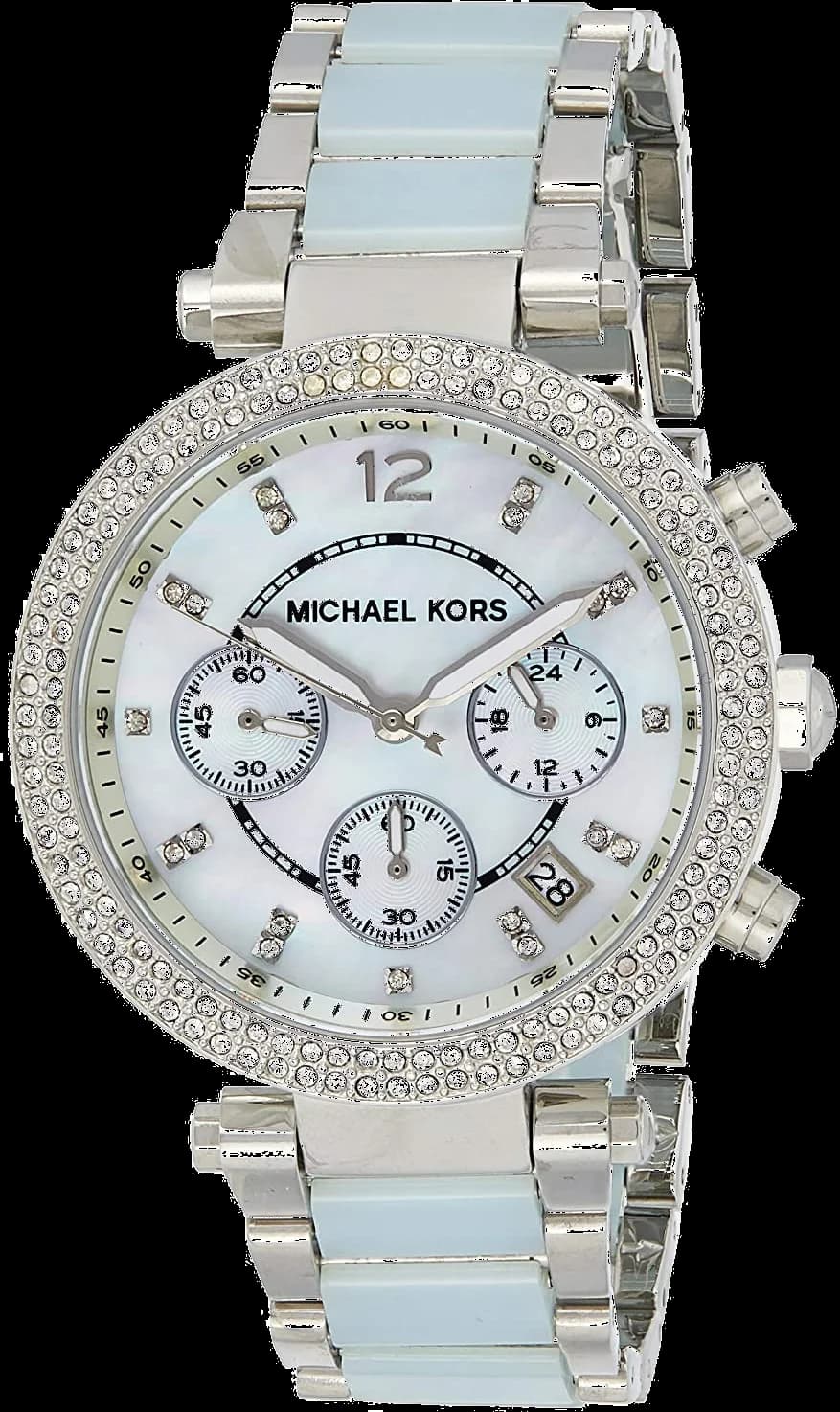 Michael Kors MK6138 montre noire chronographe — Montres Outlet