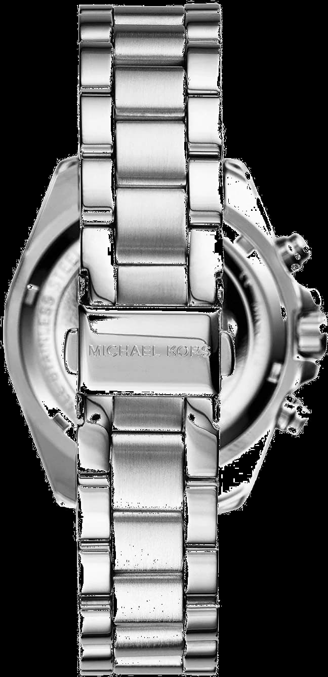 Montre Michael Kors Bradshaw MK6174 cadran argent chiffres romains chronographe
