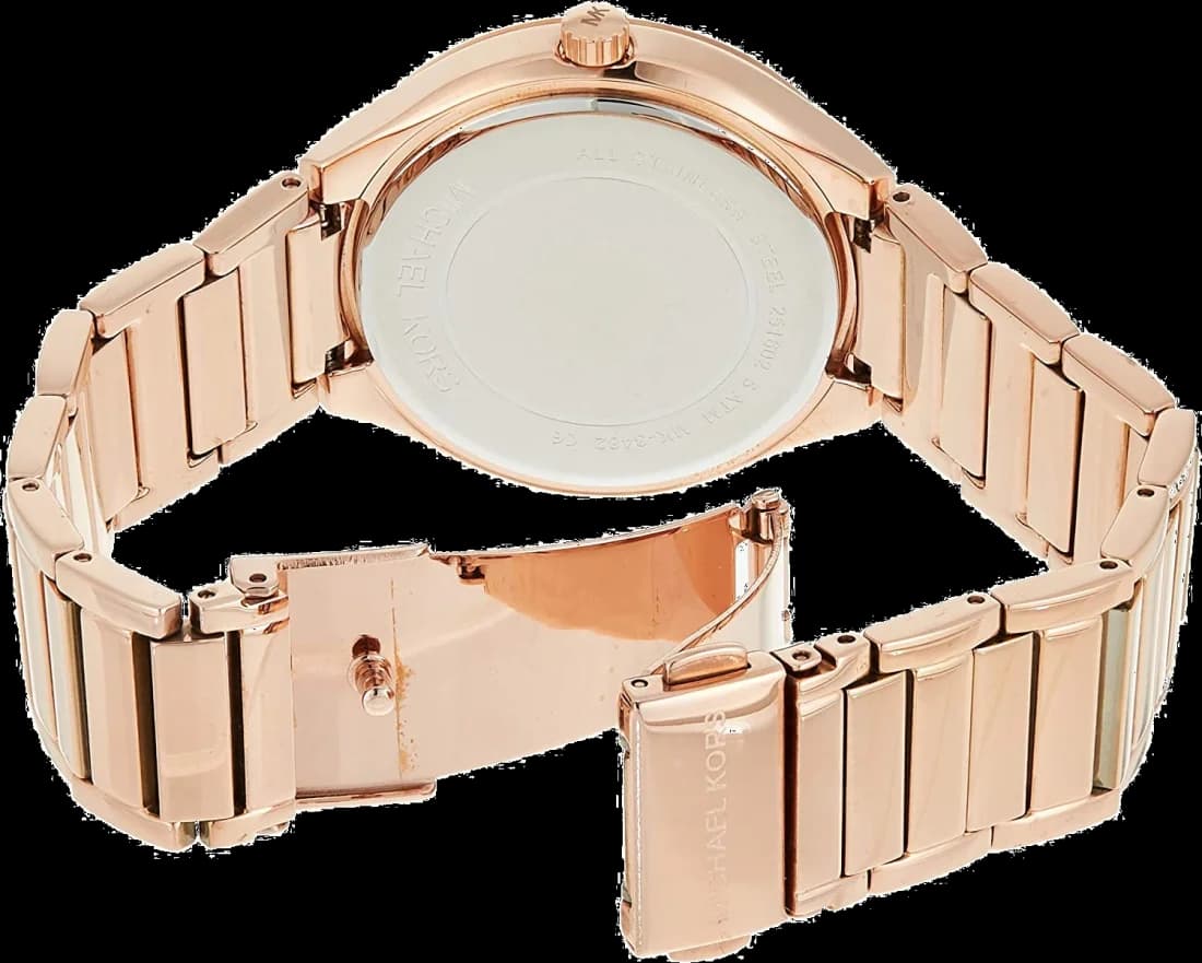 Montre Femme Michael Kors MK6210 Or Rose Finition Polie vue 3