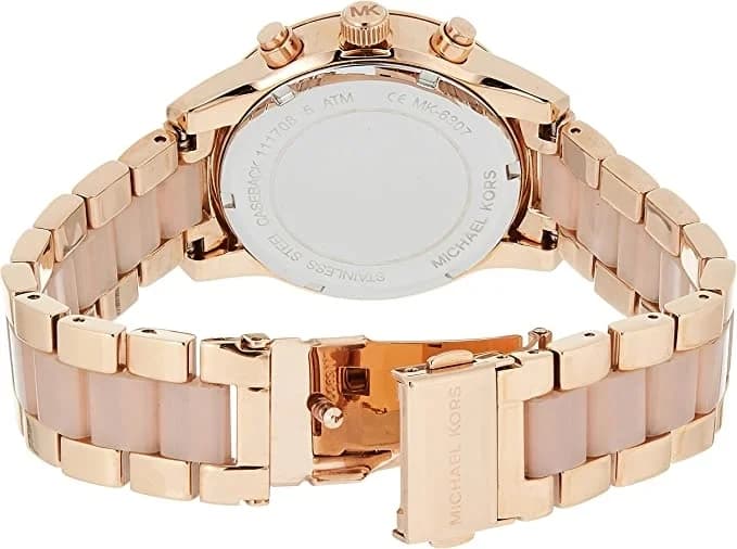 Montre Michael Kors MK6307 femme détail cadran or rose