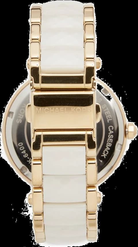 Détail du bracelet acier de la montre Michael Kors MK6400