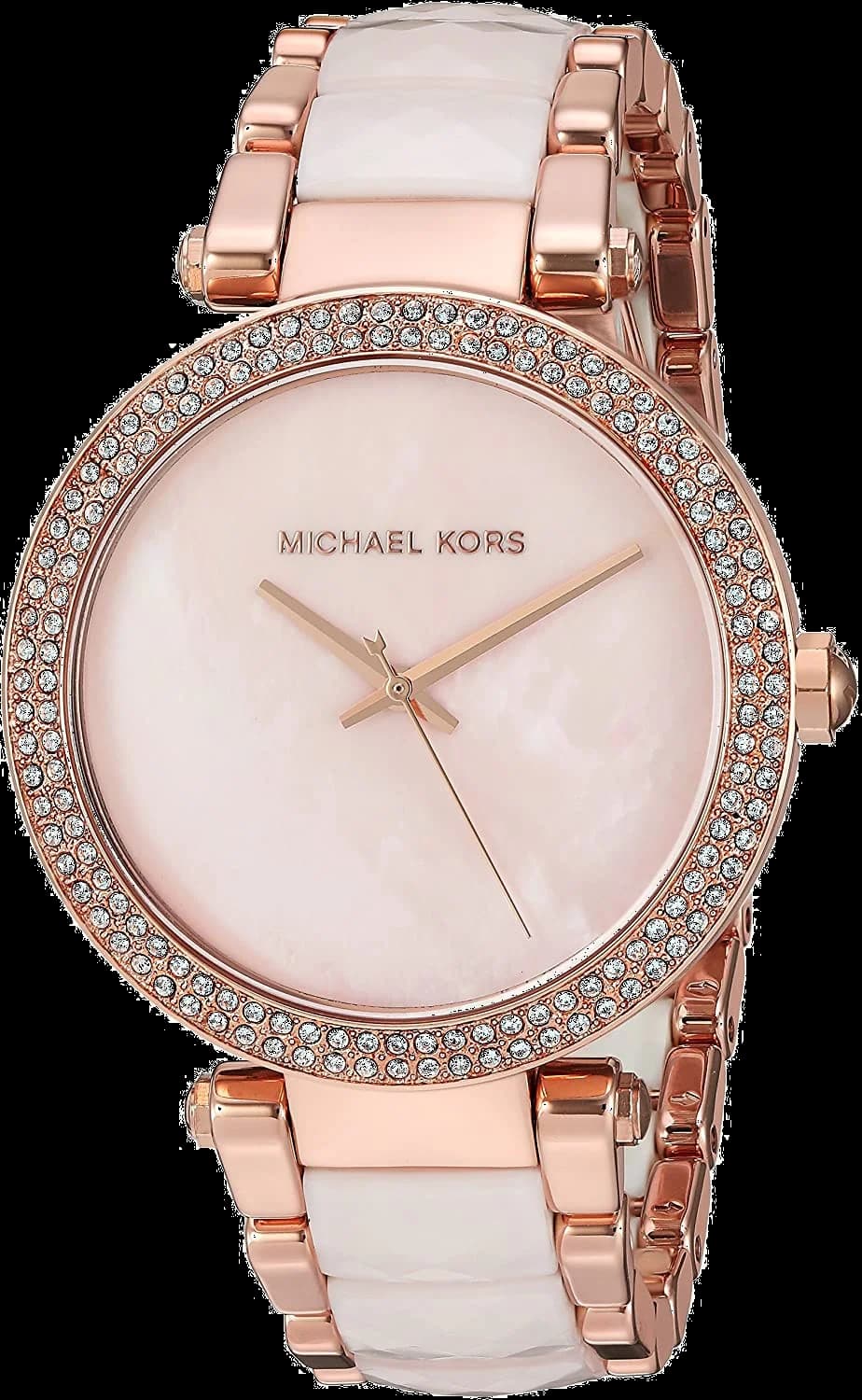 Michael Kors MK6402 avec cadran noir et boîtier argenté — Montres Outlet
