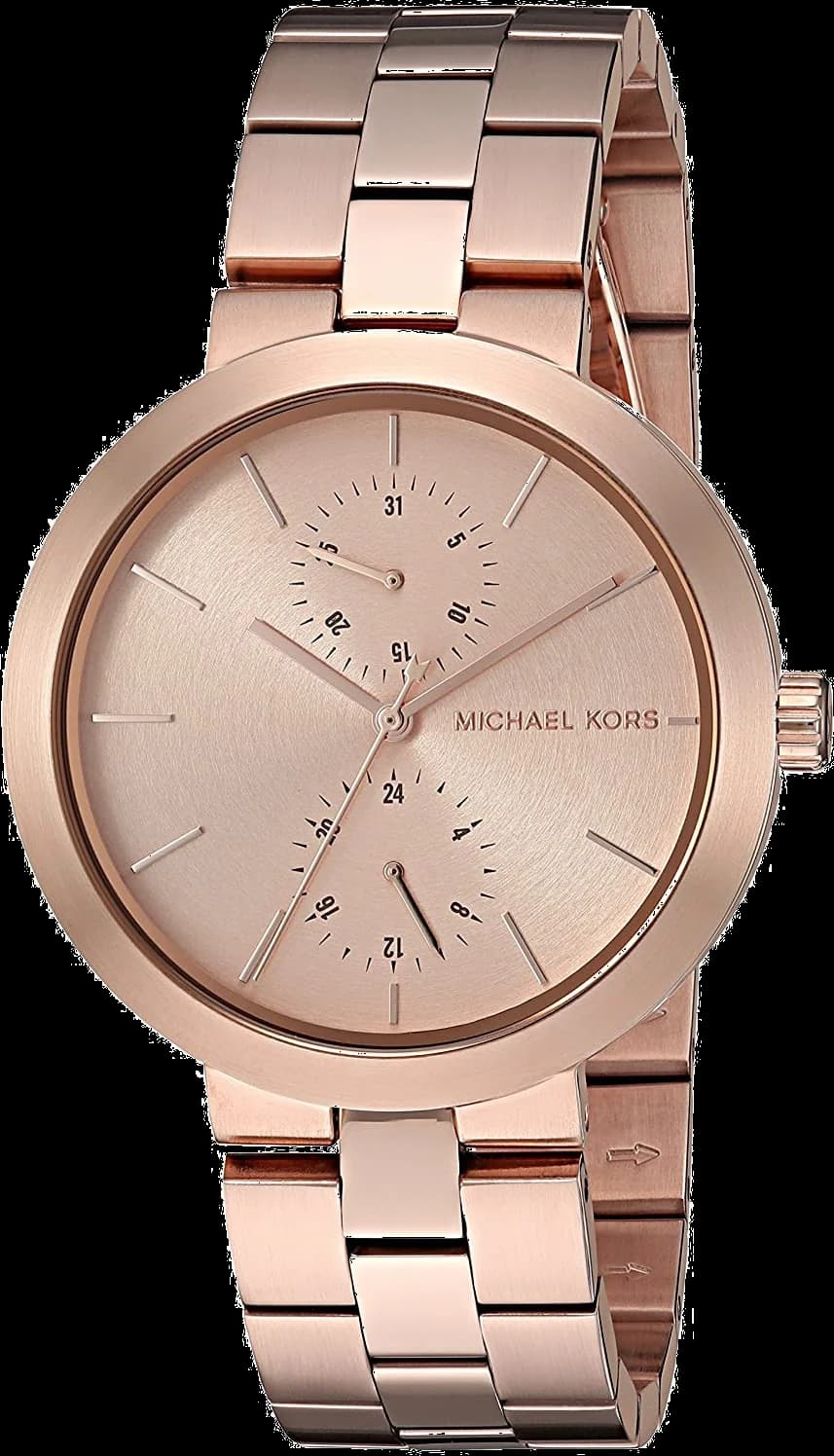 Montre Femme Michael Kors MK6409 Or Rose vue 2