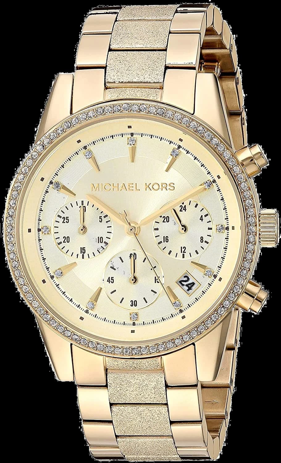 Michael Kors MK6597 cadran noir — Montres Outlet