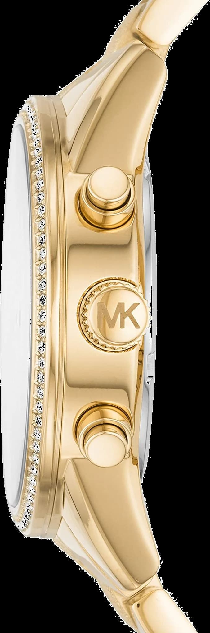 Montre Michael Kors MK6597 Ritz Chronographe Dorée Cadran Champagne vue 2