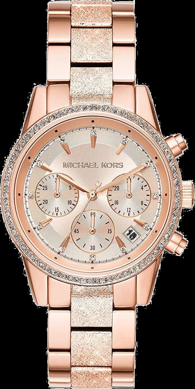 Michael Kors MK6598 cadran noir — Montres Outlet