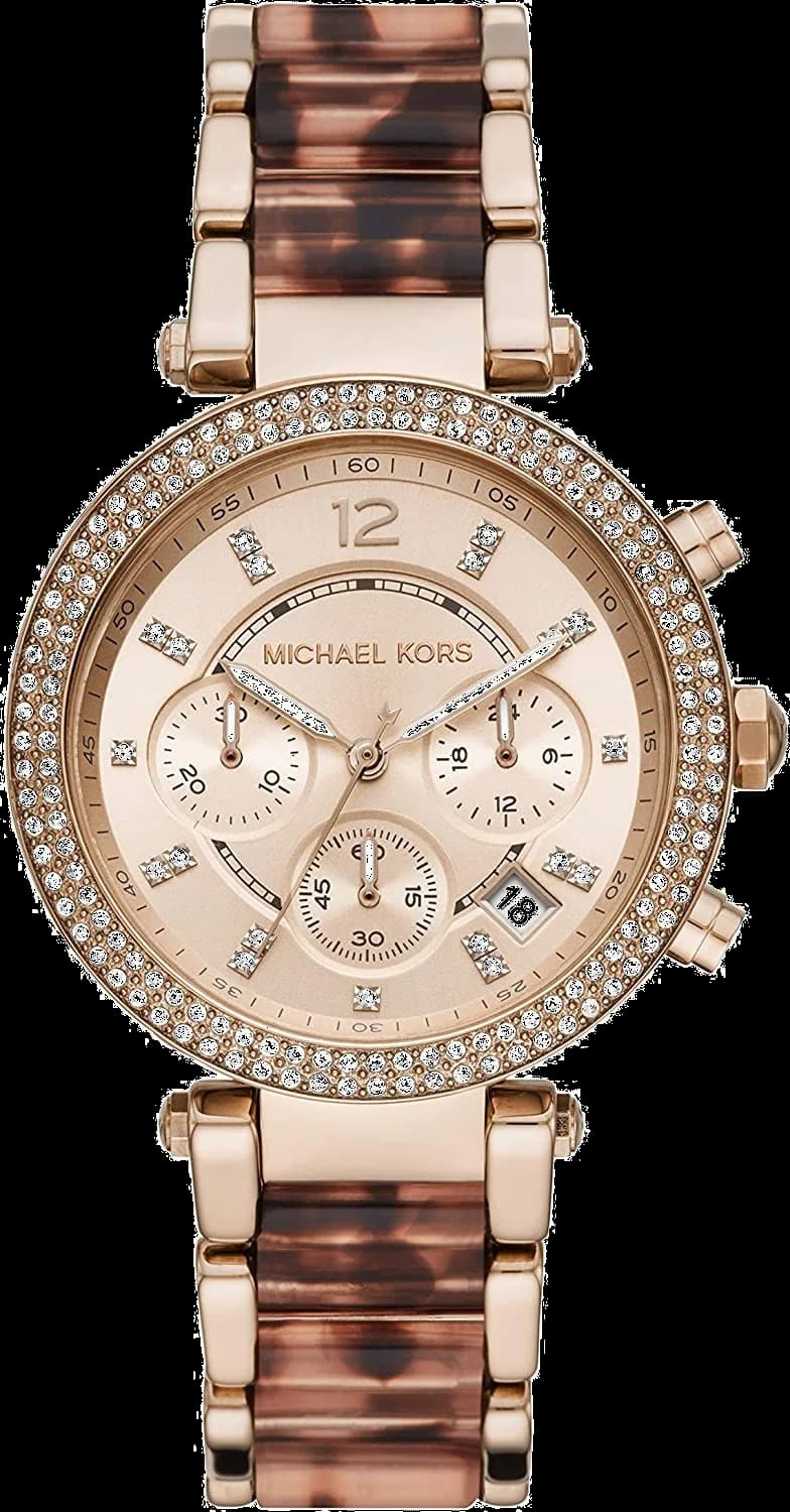 Michael Kors MK6832 montre chronographe noir — Montres Outlet