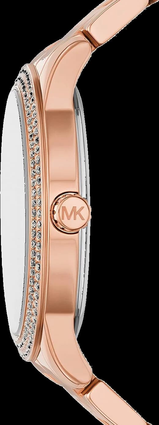 Montre  Michael Kors Tibby MK6880 en acier or rose vue 2