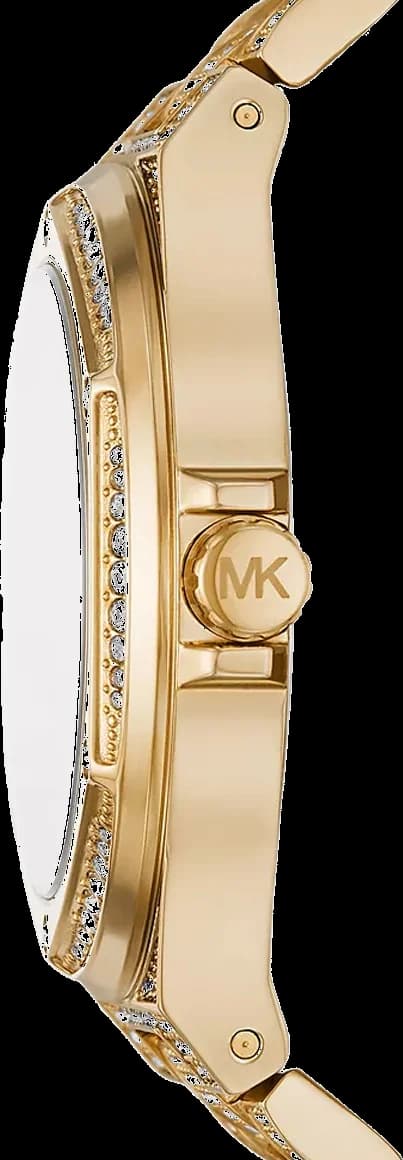 Montre Michael Kors Lennox MK6991 cadran incrusté de cristaux battons bracelet pavé vue 3