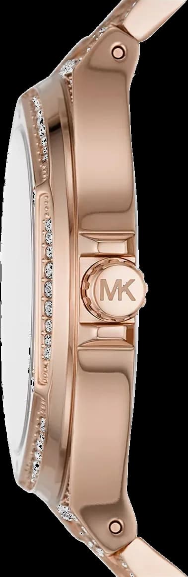 Montre Michael Kors Lennox MK6992 cadran pavé de cristaux bracelet acier inoxydable pavé vue 3