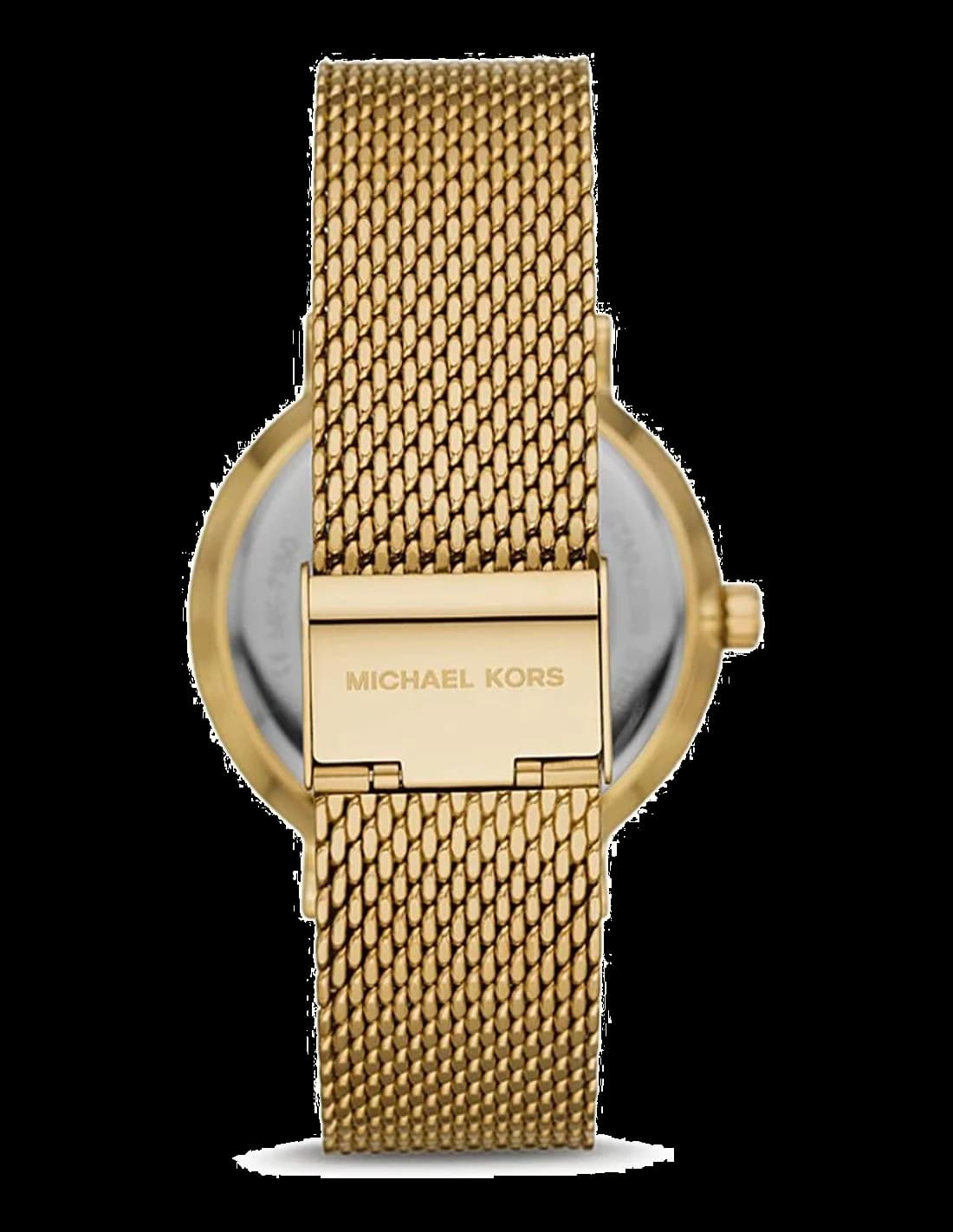 Montre Michael Kors MK7150 Auden en acier argenté et maille milanaise vue 2