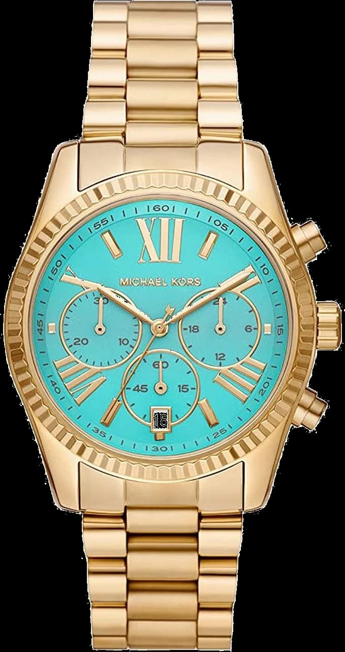 Michael Kors MK7216 cadran noir chronographe — Montres Outlet