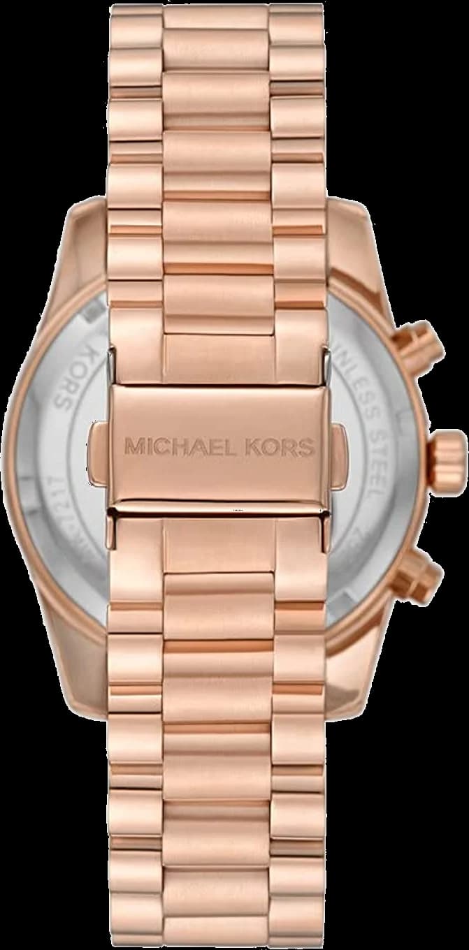 Montre Michael Kors Lexington MK7217 bracelet en acier or rose vue 3