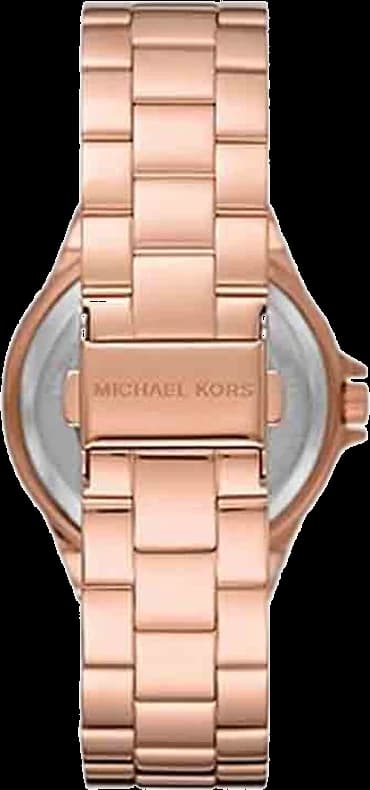Montre Michael Kors MK7230 Lennox Acier Inoxydable Doré Rose Pavé Logo vue 2