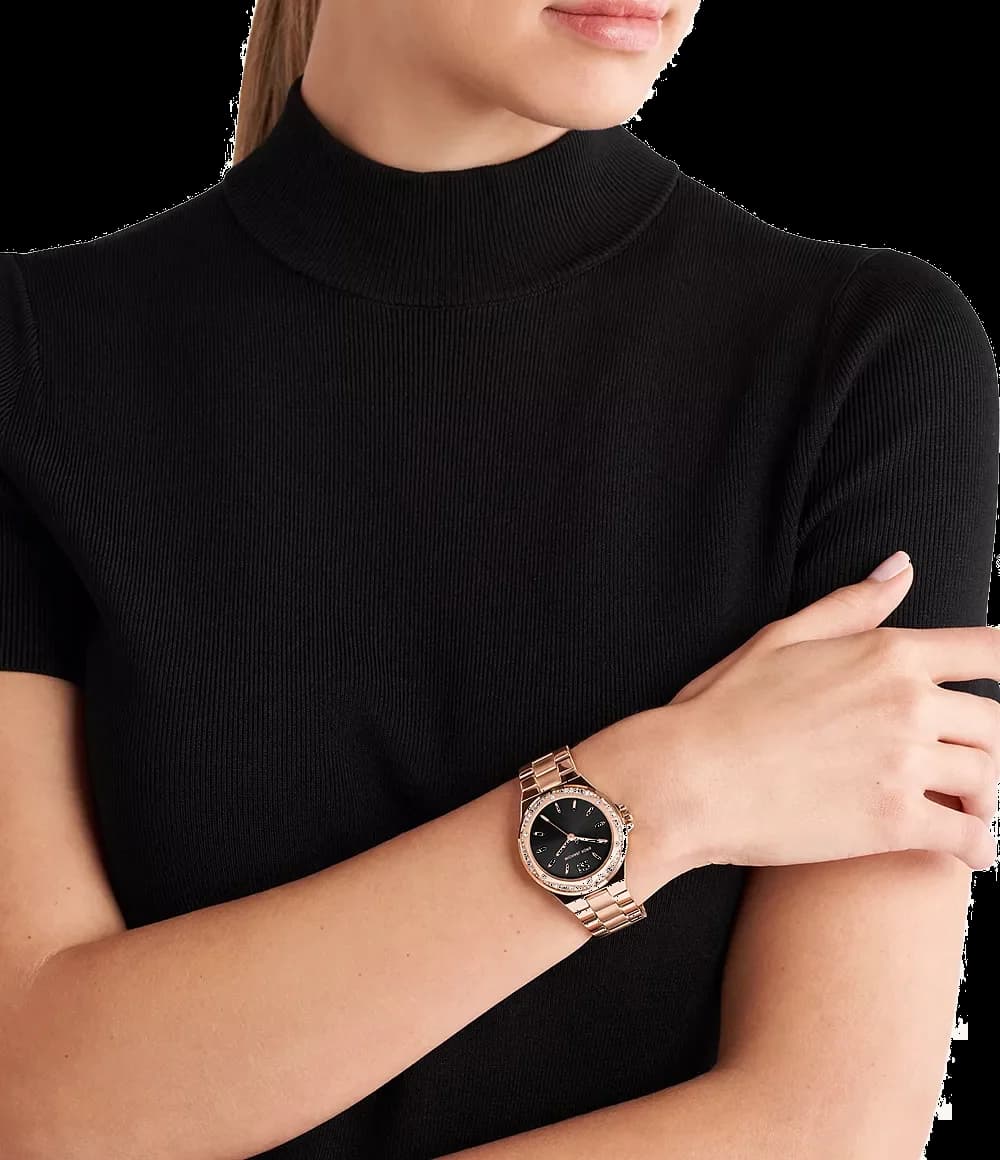 Montre Michael Kors MK7233 femme verso boîtier or rose