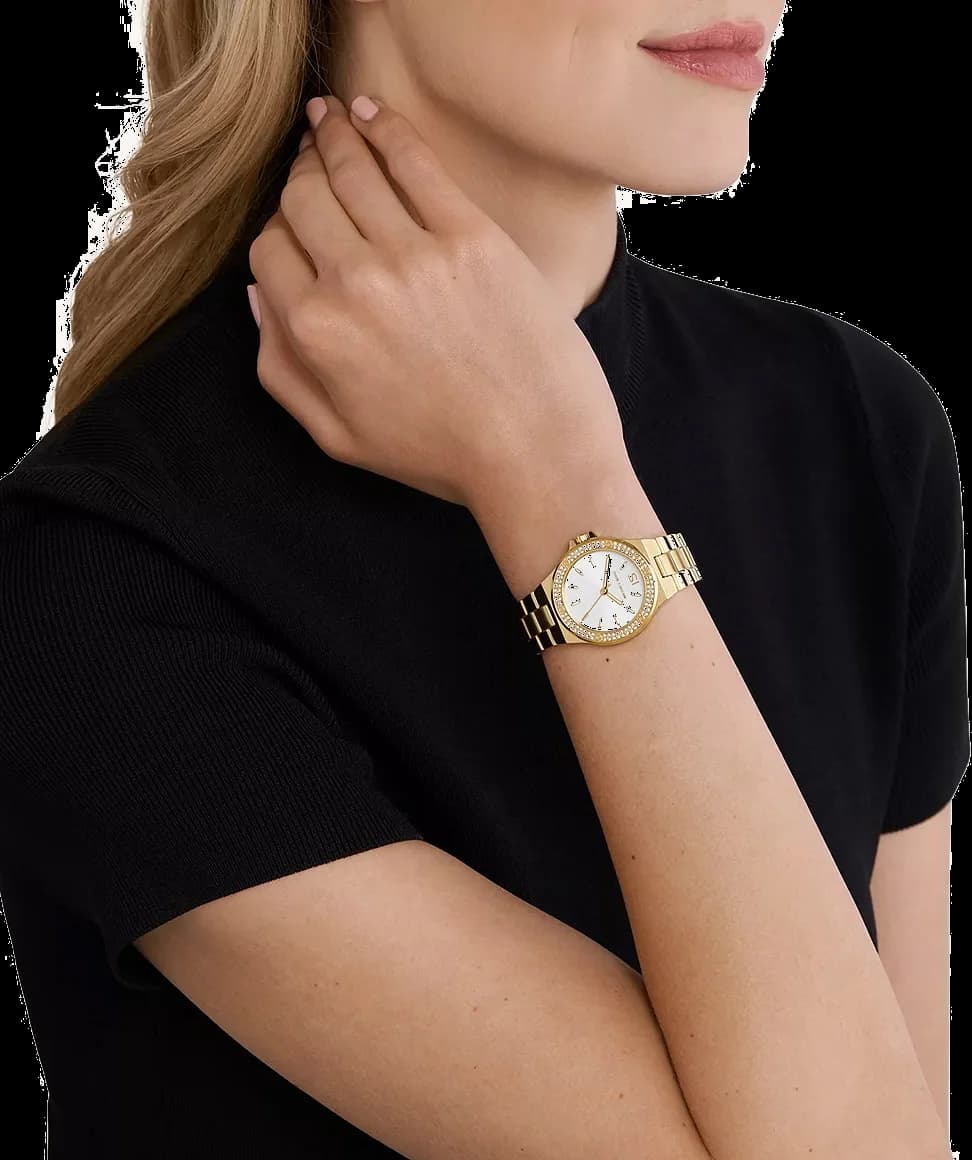 Montre femme Michael Kors Mini Lennox MK7278 cadran orné de cristaux vue 4
