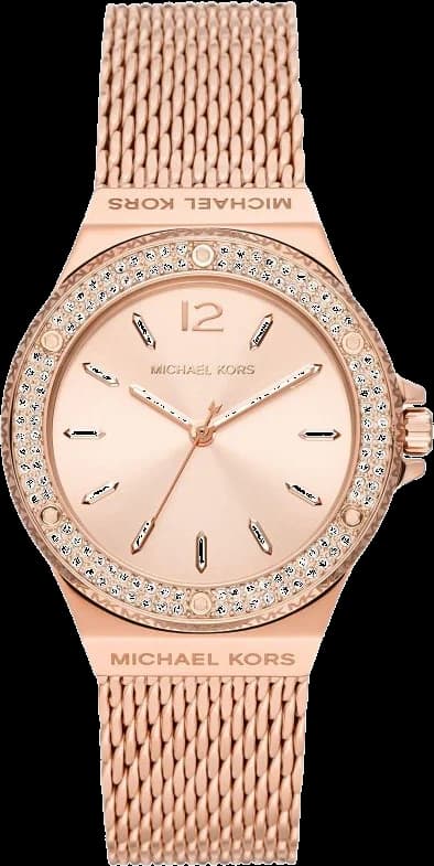 Michael Kors MK7336 cadran noir et bracelet cuir — Montres Outlet