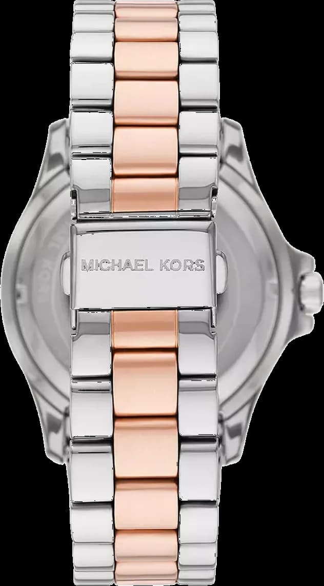 Montre Michael Kors Everest MK7402 cadran doré rose bracelet en acier inoxydable bicolore vue 2