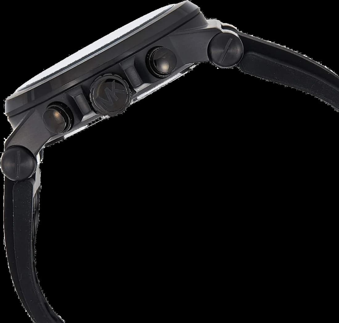 Montre Michael Kors MK8152 Bracelet Silicone Noir vue 2