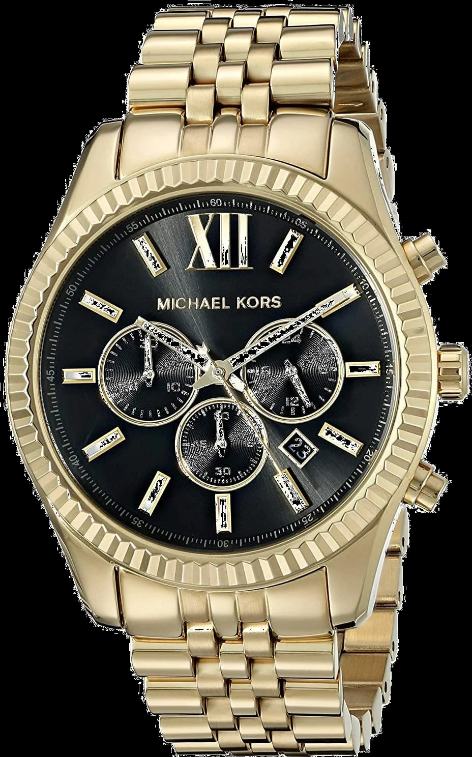 Michael Kors MK8286 montre chronographe noir — Montres Outlet