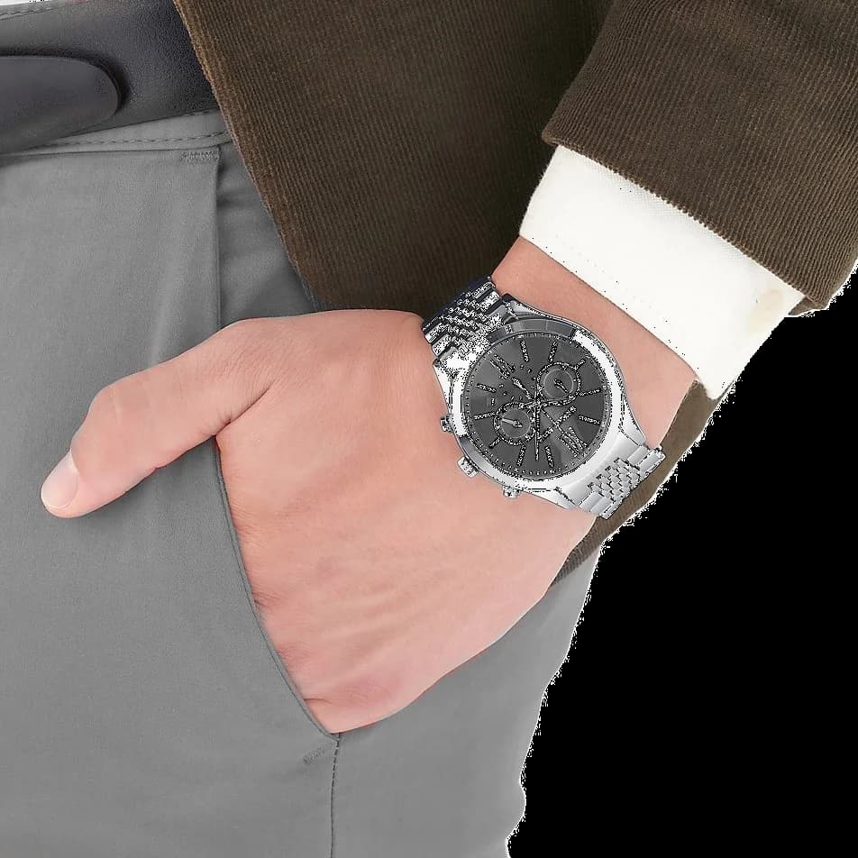 Montre Michael Kors MK8305 homme détail cadran noir