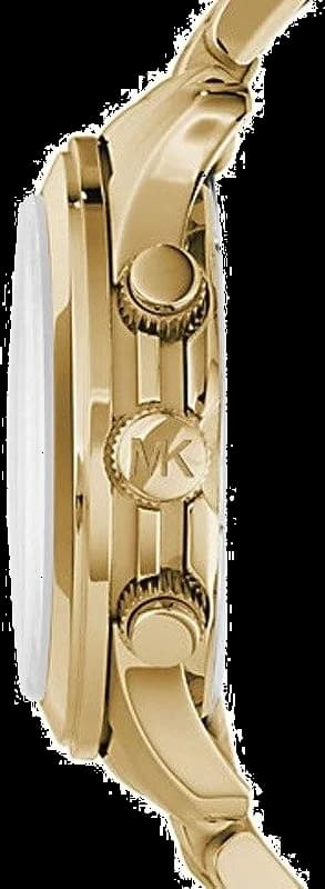 Montre Michael Kors MK8315 en Acier Doré avec Cadran Turquoise Carte du Monde vue 2