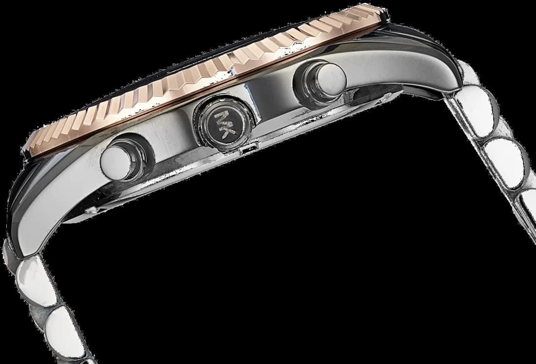 Montre Michael Kors MK8561 Lexington Bicolore Noir et Bronze vue 2