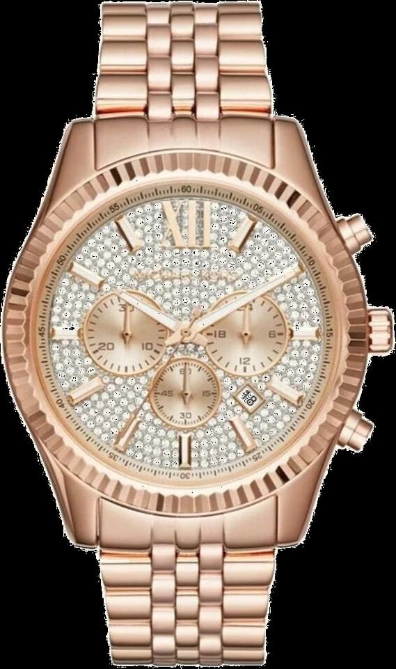 Michael Kors MK8580 avec cadran argenté et bracelet en acier inoxydable — Montres Outlet