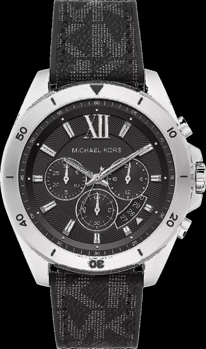 Michael Kors MK8850 avec cadran noir et bracelet en acier — Montres Outlet