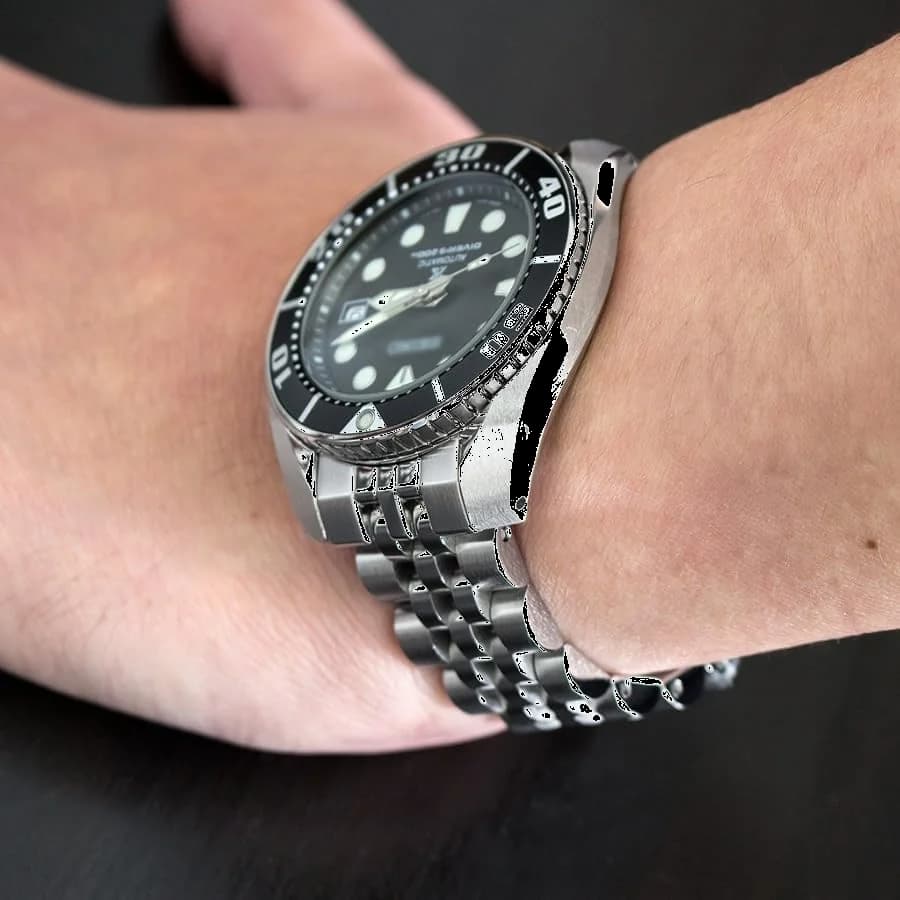 Montre Seiko SBDC031J1 homme vue de profil