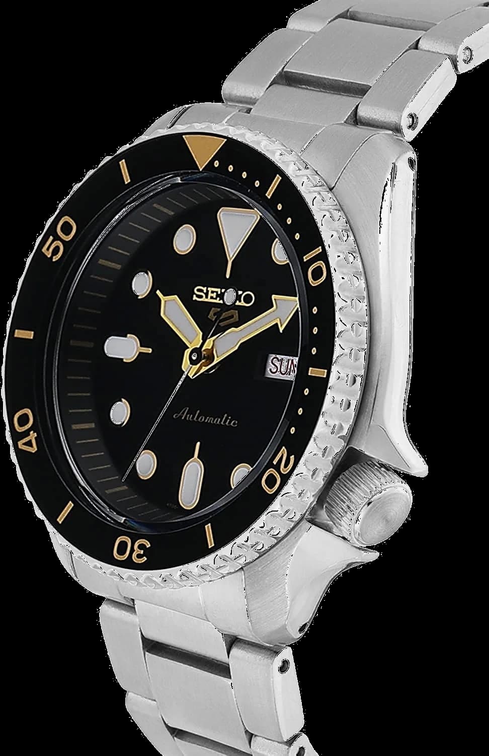 Montre Seiko SRPD57K1 homme vue de profil