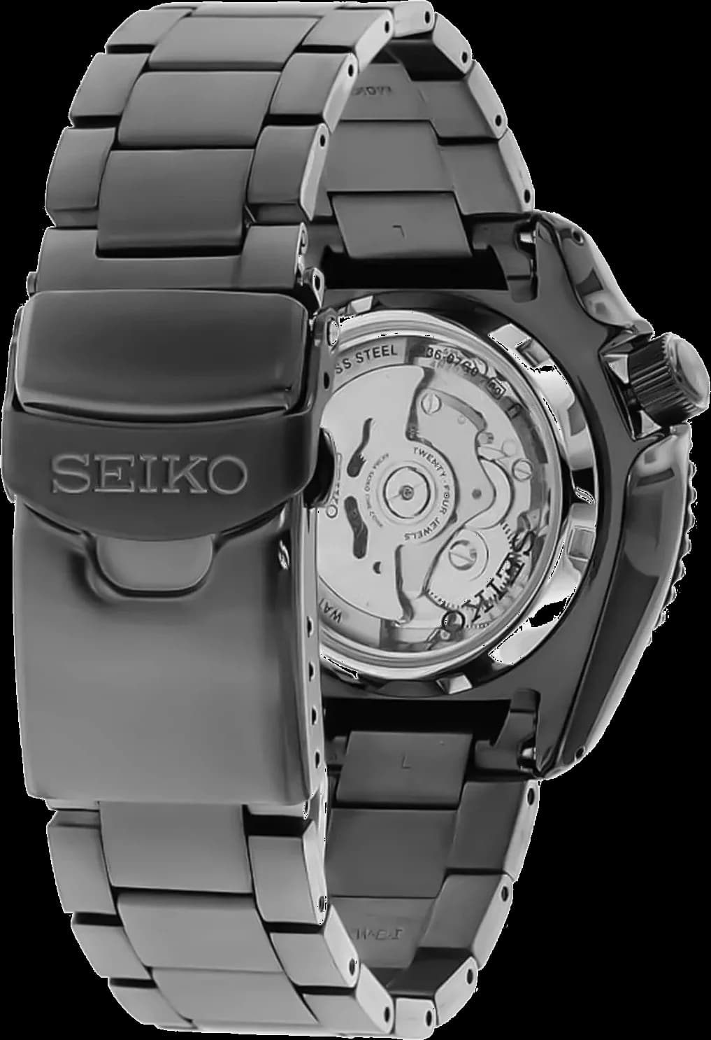 Montre Seiko SRPD65K1 homme vue de profil