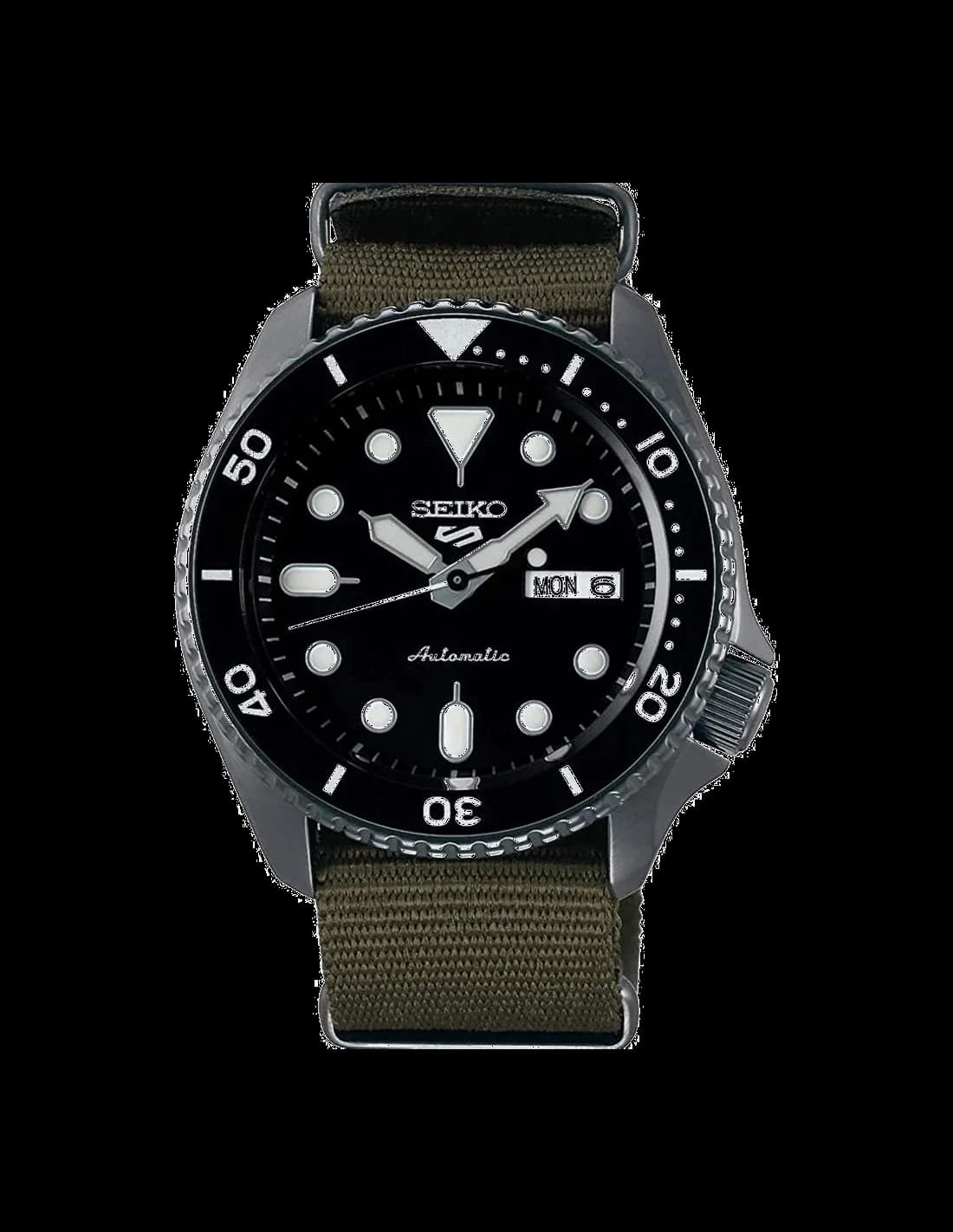 Seiko SRPD65K4 cadran noir automatique acier — Montres Outlet