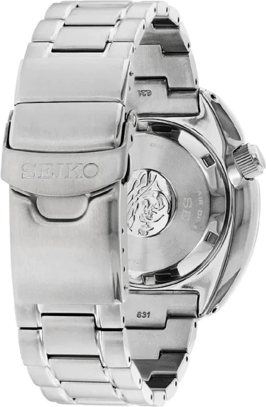 Montre Seiko SRPF15K1 homme détail cadran bleu