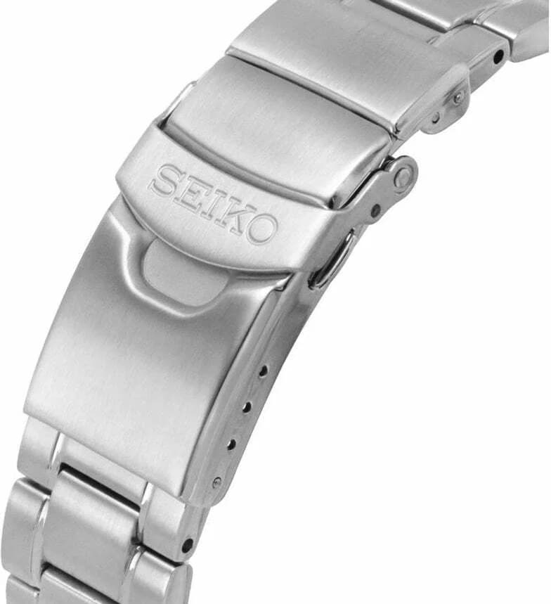 Montre Seiko SRPF15K1 homme verso boîtier argent