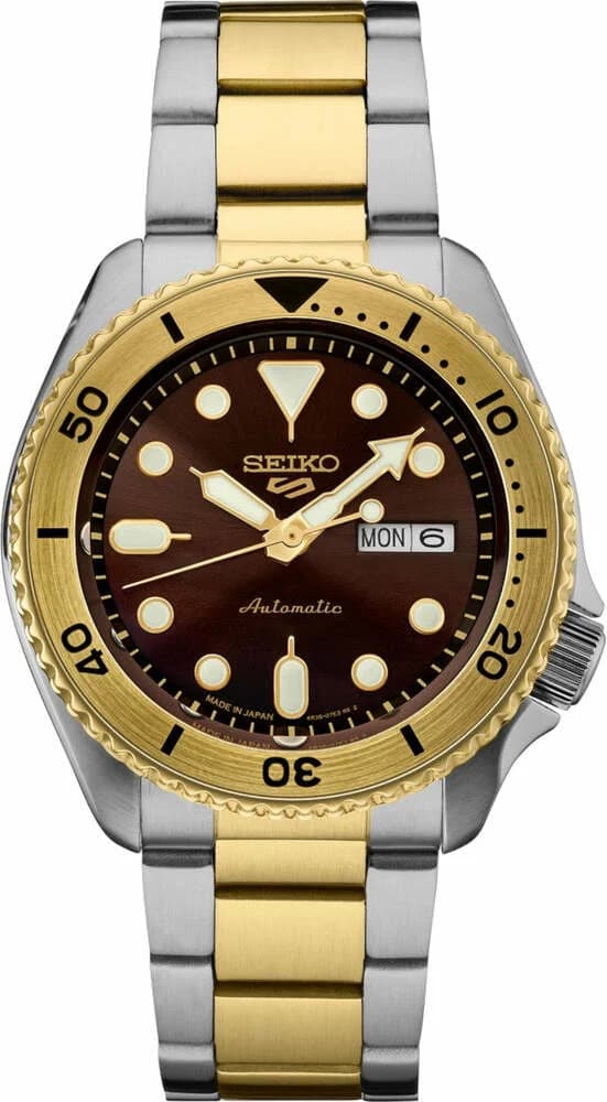 Seiko SRPK24 montre automatique acier inoxydable — Montres Outlet