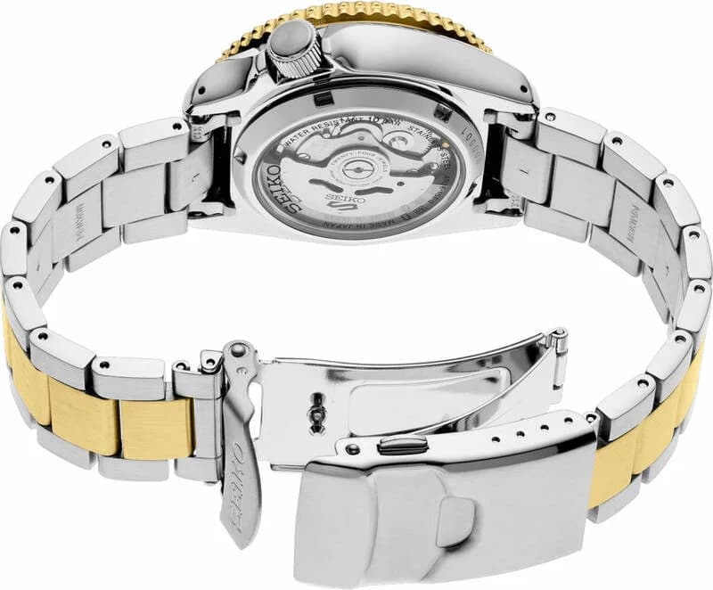 Montre Seiko SRPK24 Automatique Cadran Marron Soleillé en Acier vue 2