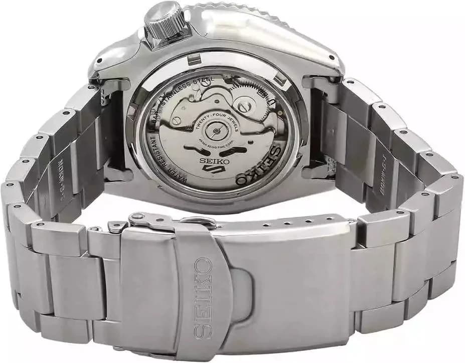 Montre Seiko SRPK65K1 homme détail cadran bleu
