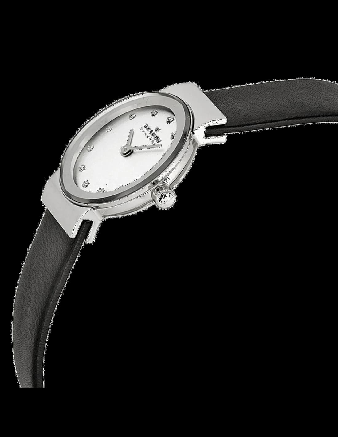 détails du bracelet en cuir Skagen 358XSSLBC — Montres Outlet