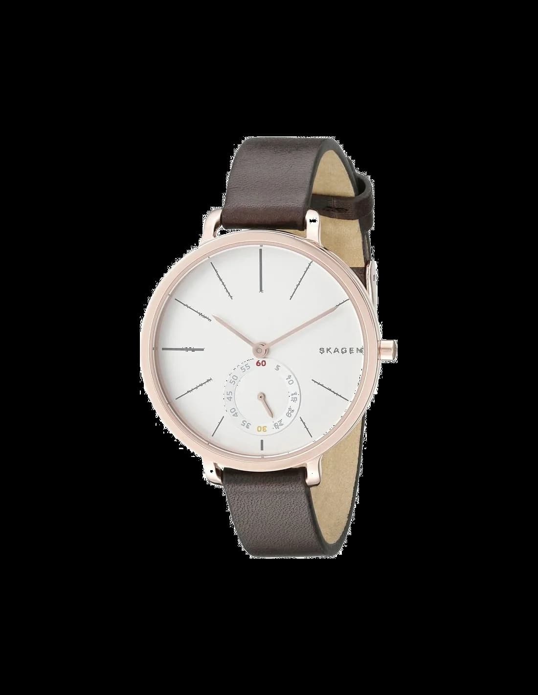 Skagen SKW2356 montre blanc et acier inoxydable — Montres Outlet