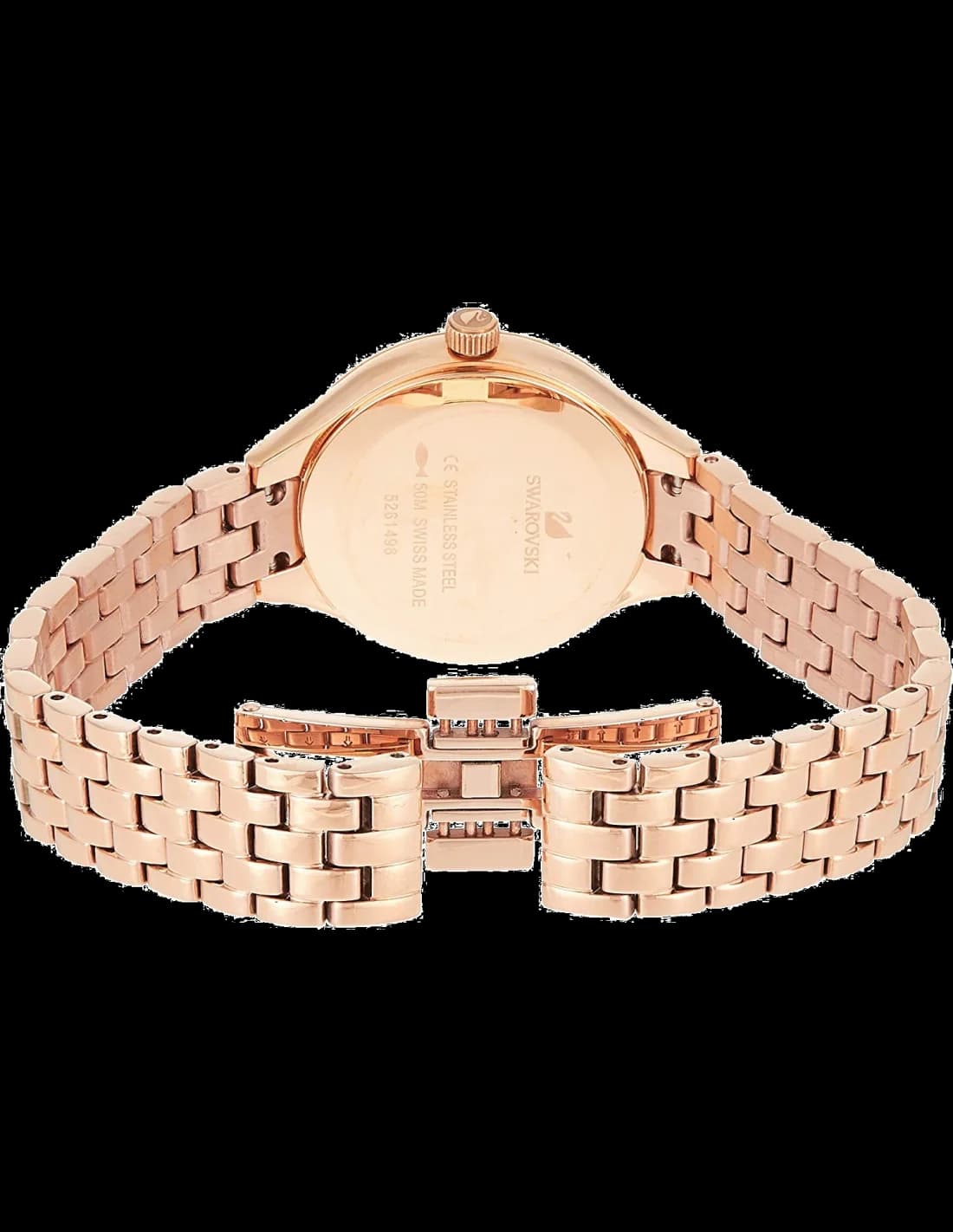 Montre Swarovski 5261496 en acier or rose et cristaux mobiles vue 2