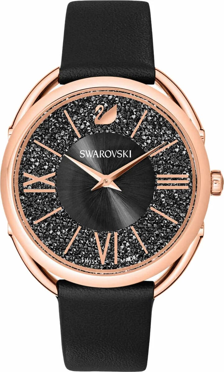 Montre Swarovski 5452452 femme détail cadran noir