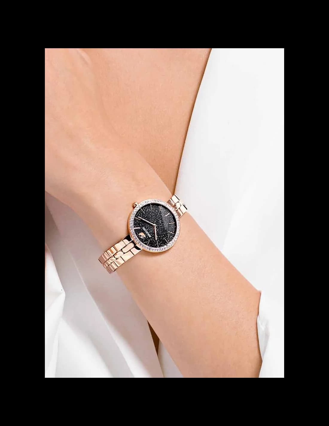 Montre Swarovski 5517797 femme verso boîtier or rose