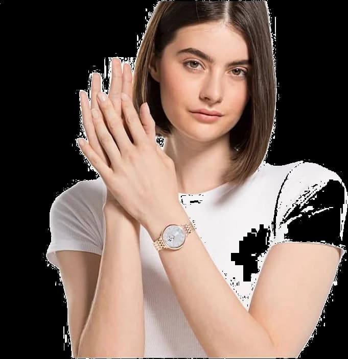 Montre Swarovski 5544590 femme verso boîtier or rose