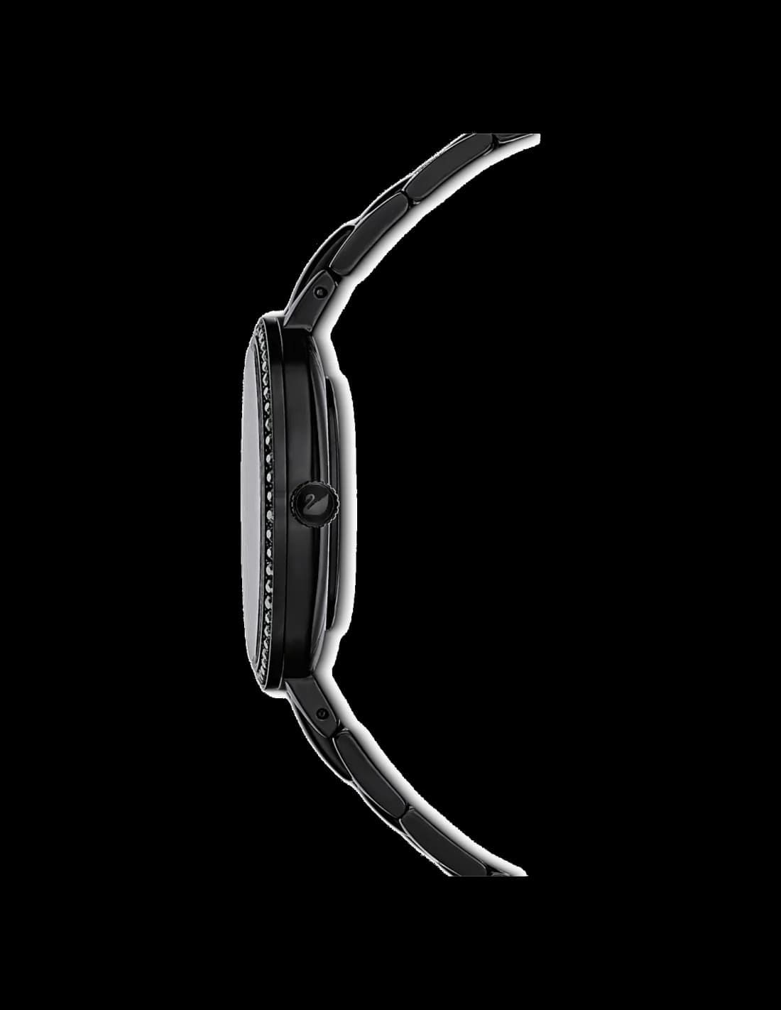 Montre Femme Swarovski Cosmopolitan 5547646 Noire en poudre de diamants vue 3